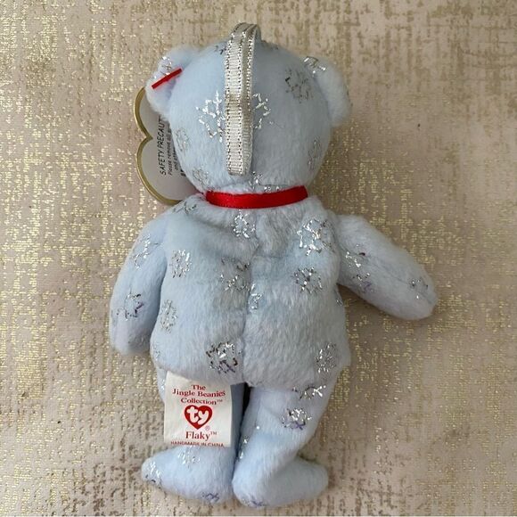 TY Jingle Beanie Bear, No Boundaries Floral Wristlet & Heart Earring Set - NWT - Picture 3 of 12